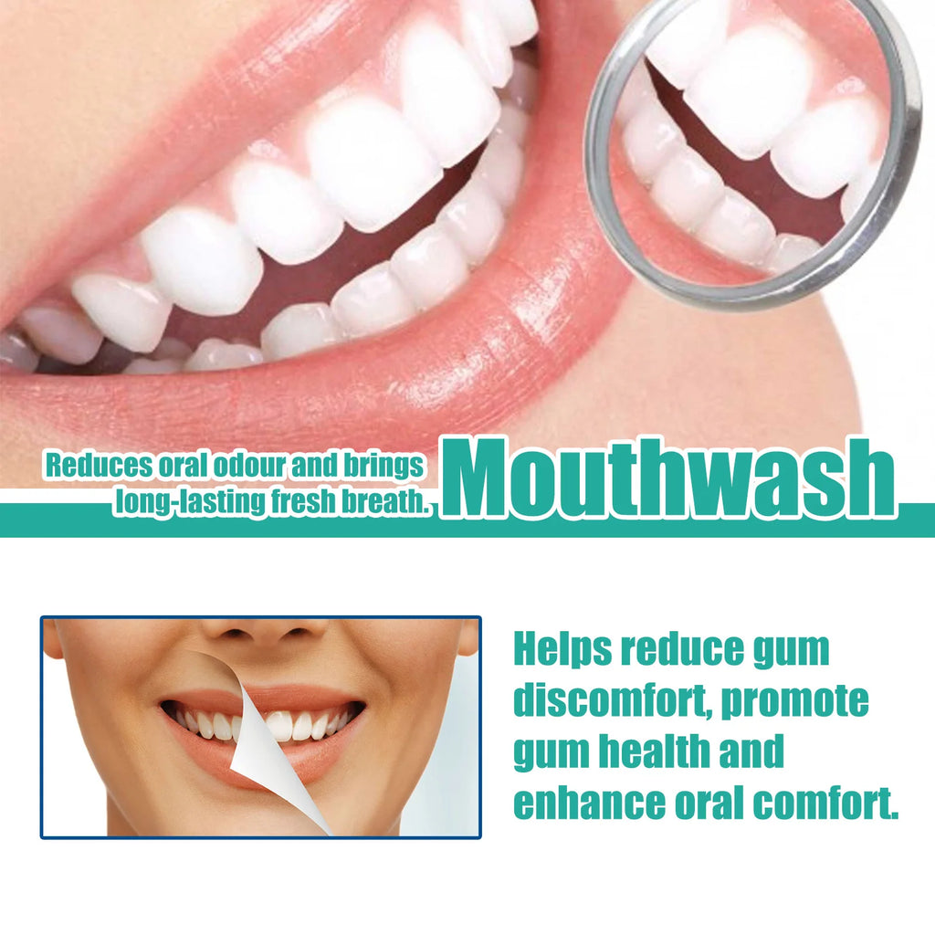 Coconut Mouthwash for Fresh Breath and Teeth Whitening Remove Bad Odor Plaque Tartar Alcohol Free Gentle Oral Care Rinse 100ml Zpaxo