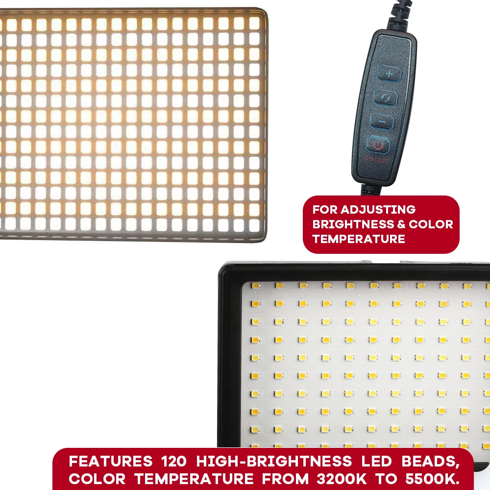 Photography Selfie Dimmable Video Fill Light 6 Led Photo Studio Live