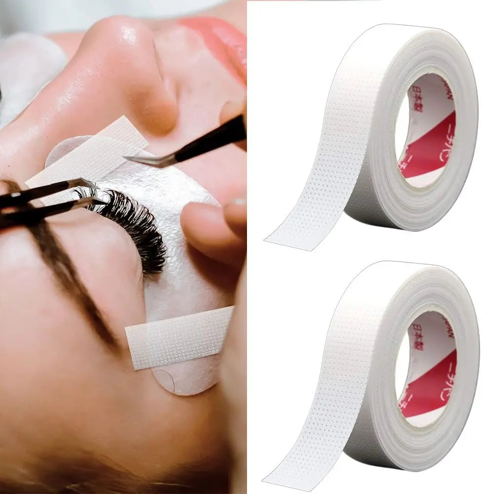 Hot Adhesive Eyelash Extension Tape Breathable Non-woven Lash Tape Fabric White Non-Woven Tape for Eyelash Extension Zpaxo