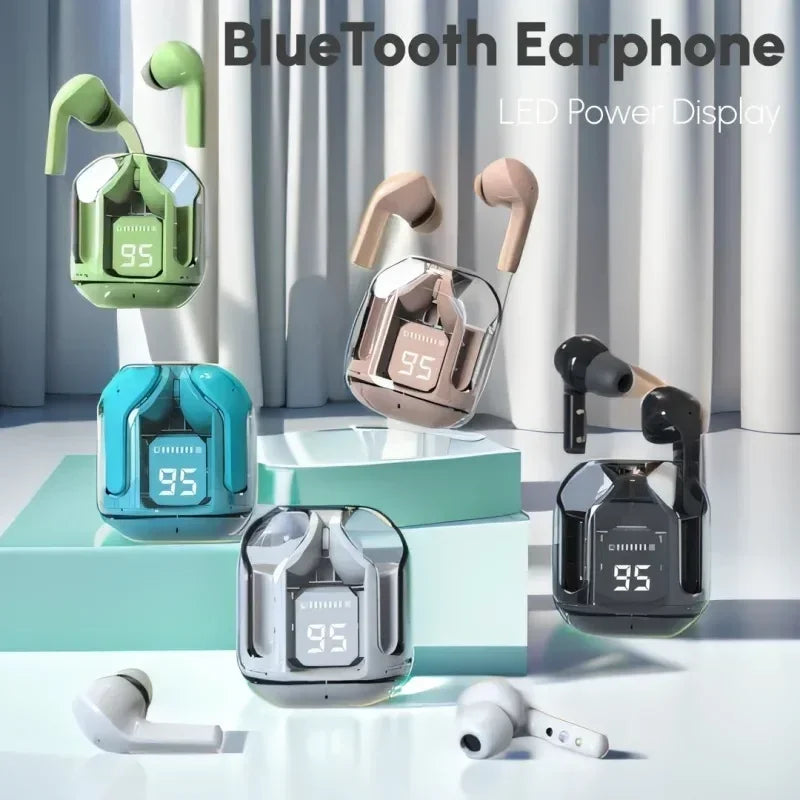T2 TWS Wireless Headphones LED Power Earphones Digital Display
