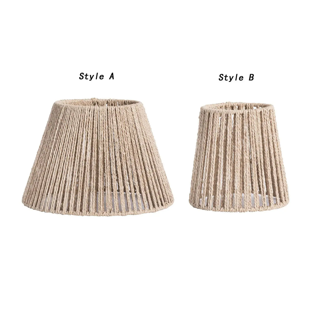 Woven Pendant Lamp Shade Replacement Decoration Ceiling Lantern Cover for Kitchen Island Cafe Hallway Teahouse Living Room Zpaxo