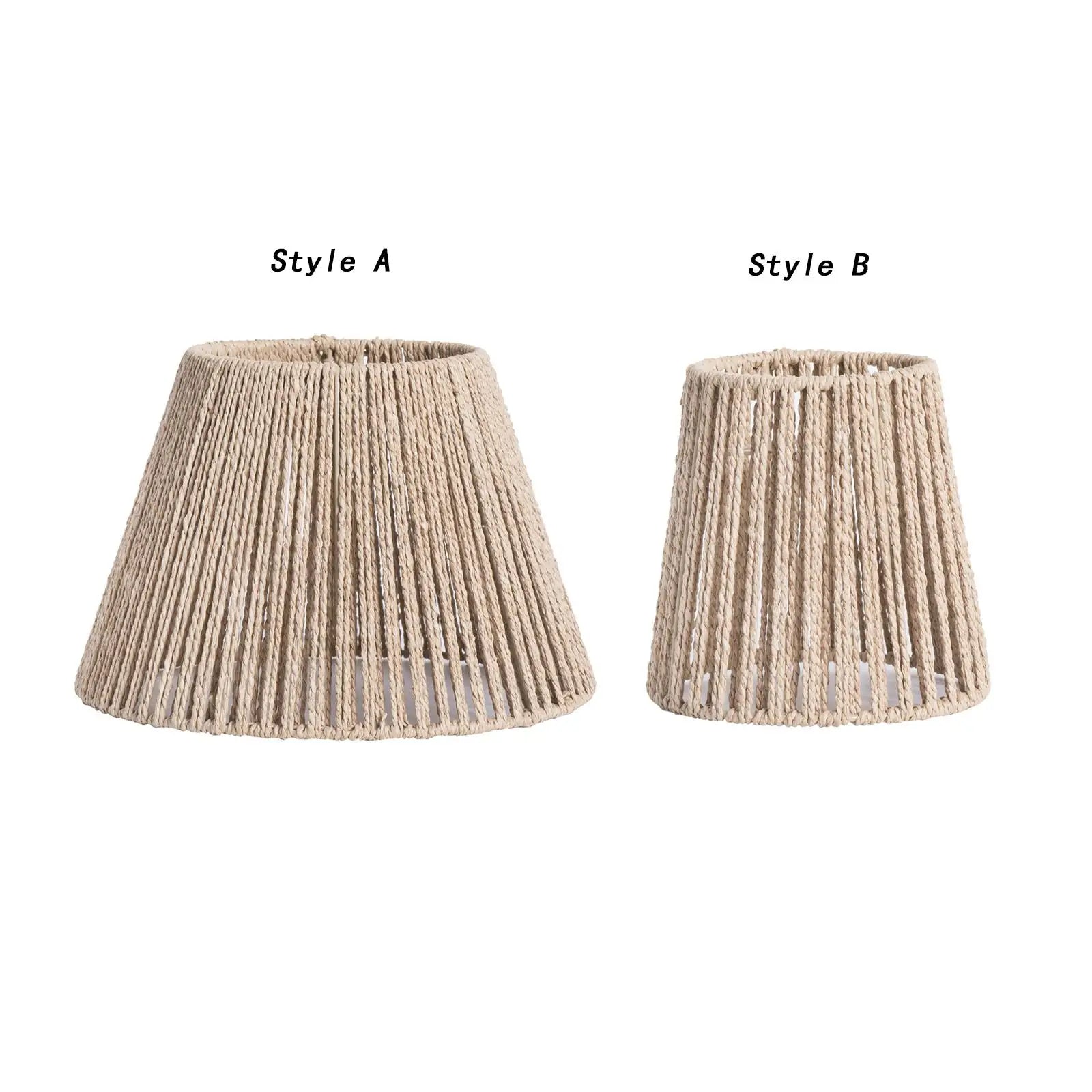 Woven Pendant Lamp Shade Replacement Decoration Ceiling Lantern Cover for Kitchen Island Cafe Hallway Teahouse Living Room Zpaxo
