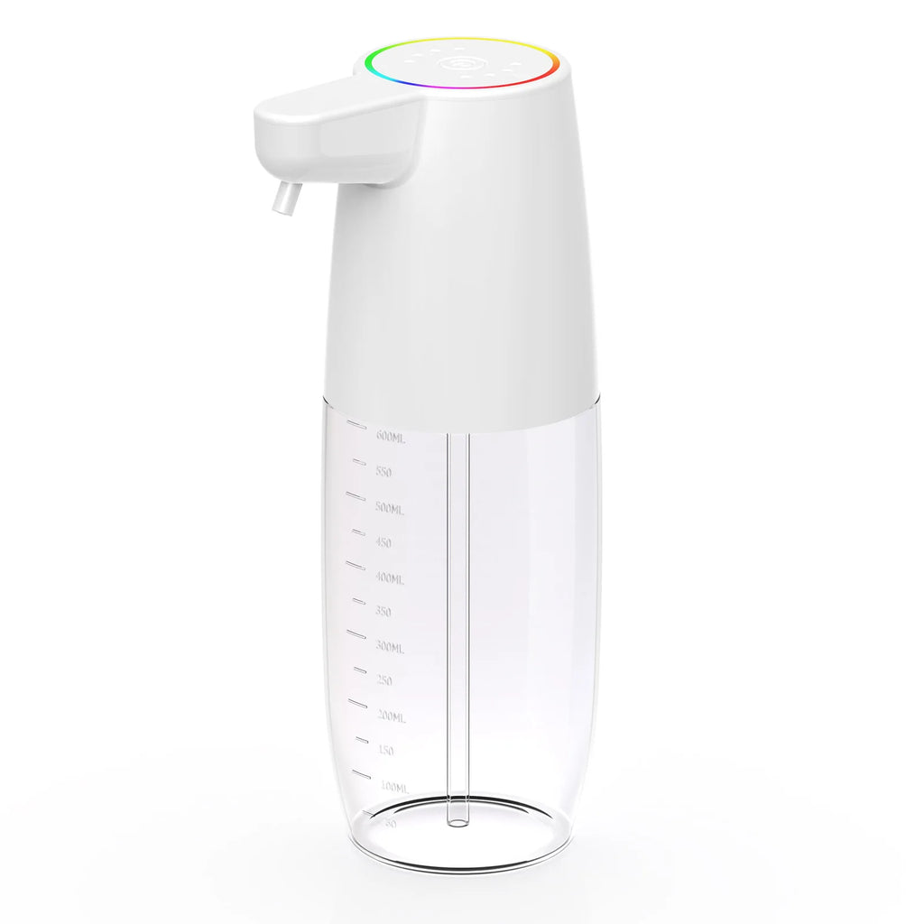 600ML Foam soap dispenser LED light infrared induction Hand washer automatic induction hand sanitizer machine soap dispenser Zpaxo