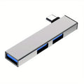 3-in-1 USB Type-C Hub OTG – USB 3.0/2.0 Portable Docking Station USB Hub Adapter Zpaxo USB C Silver