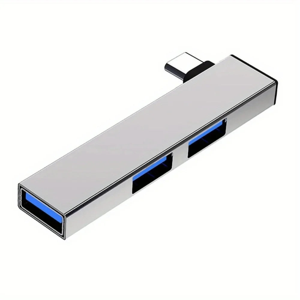 3-in-1 USB Type-C Hub OTG – USB 3.0/2.0 Portable Docking Station USB Hub Adapter Zpaxo USB C Silver