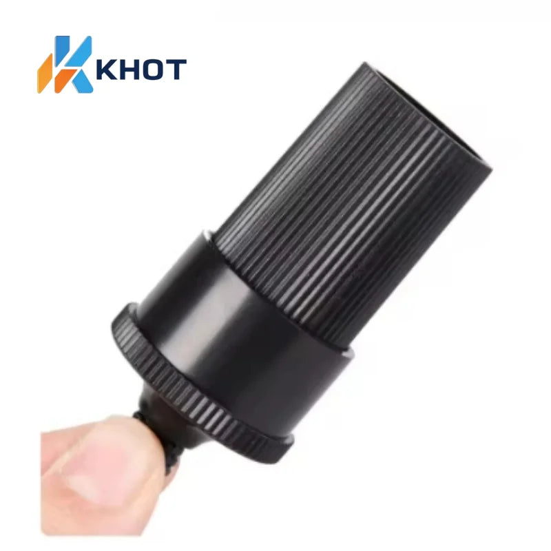 12V24V Car Cigarette Lighter Mother Seat Copper Core DIY Assembly Mother Seat Cigarette Lighter Zpaxo Default Title