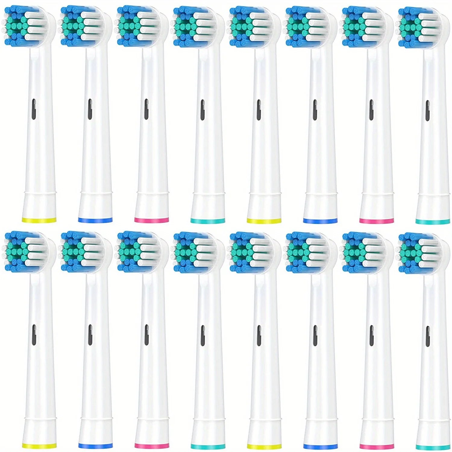 4/16/20/80pcs Set Electric Toothbrush Head For Oral B Sensitive Replacement Brush Heads D25 D30 D32 D18 4739 3709 4728 D4510 Zpaxo SB17A-16pcs