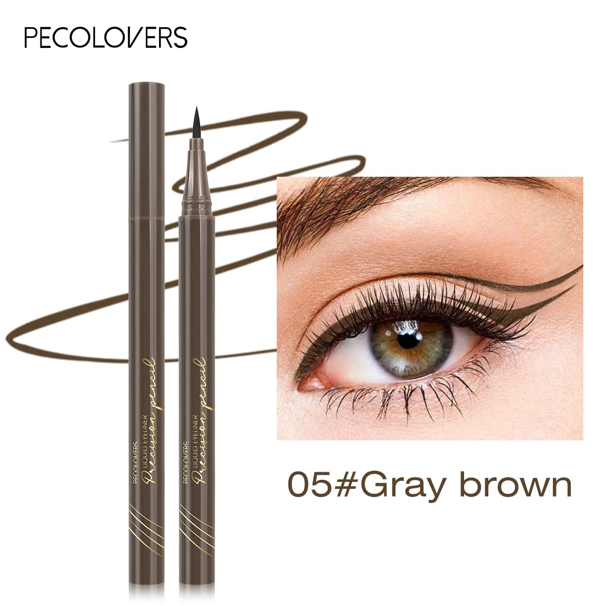 1PC Eyeliner & Eyebrow Pen - Smudge-Proof, Fast-Drying, Non-Stick Formula, Perfect for Daily Use Zpaxo 05