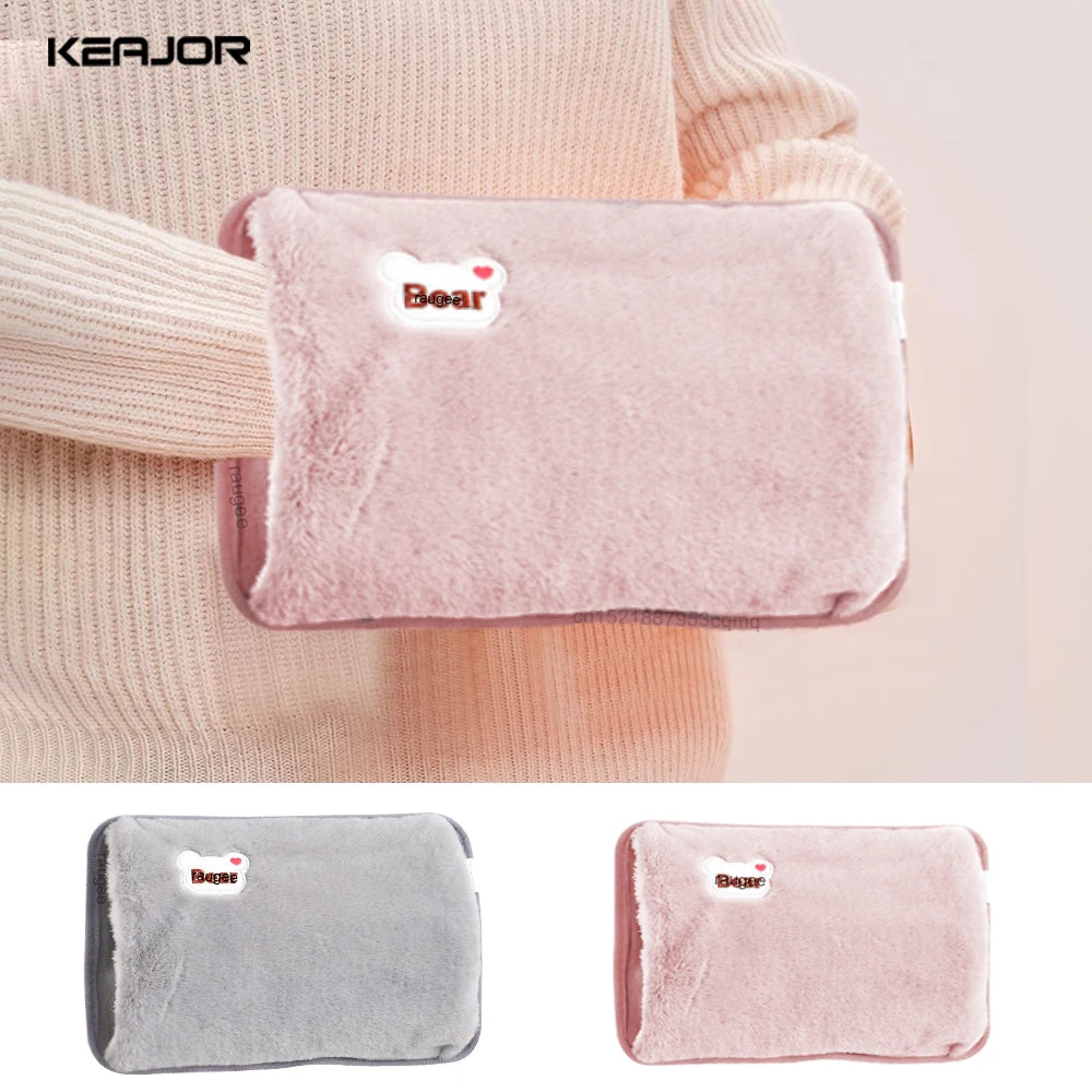 Hand Warmer Electric Water Bag Soft Heater Fast Heating Warm Winter