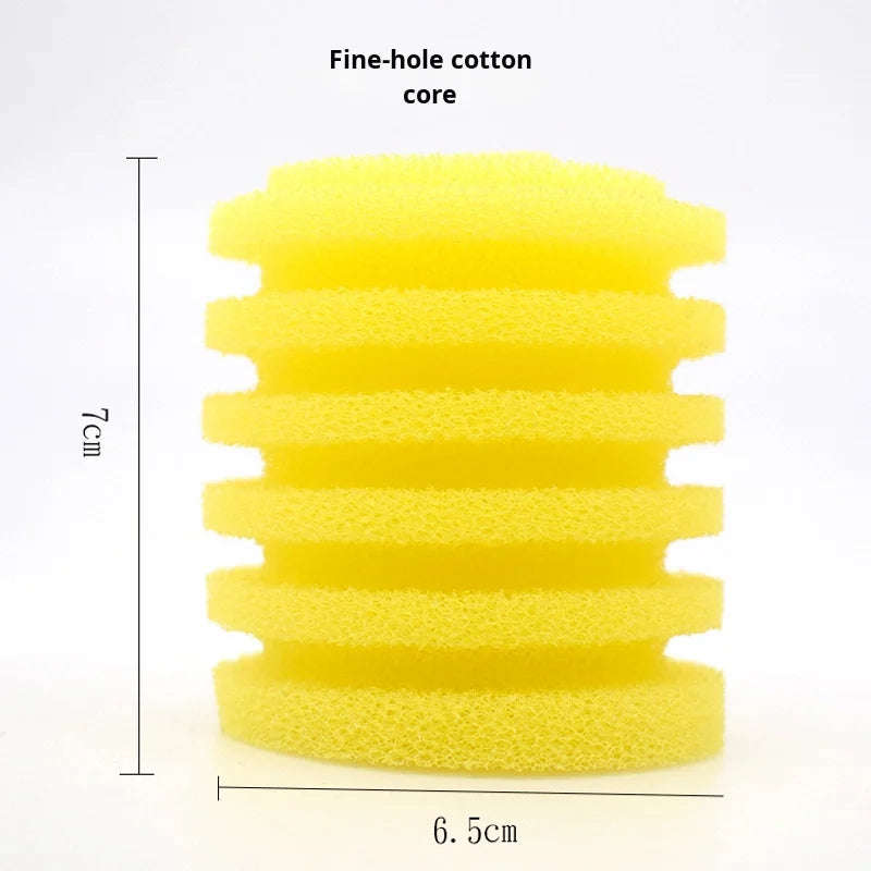 Yellow Biochemical Sponge Replacement Filter Element Built Aquarium