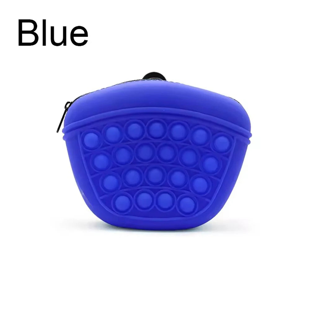 Pet Portable Dog Training Waist Bag Supports Snack Bait Dogs Outdoor Zpaxo Blue