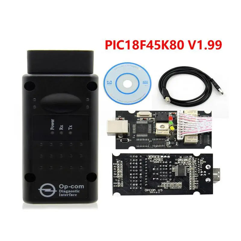 OPCOM V5 PIC18F458 OBD2 CAN Bus Diagnostic Tool for Opel