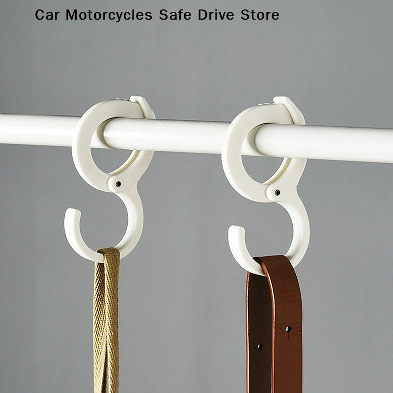 CMS Shaped Hook Hanger Hanging Hooks Kitchen Railing Closet Coat Hat