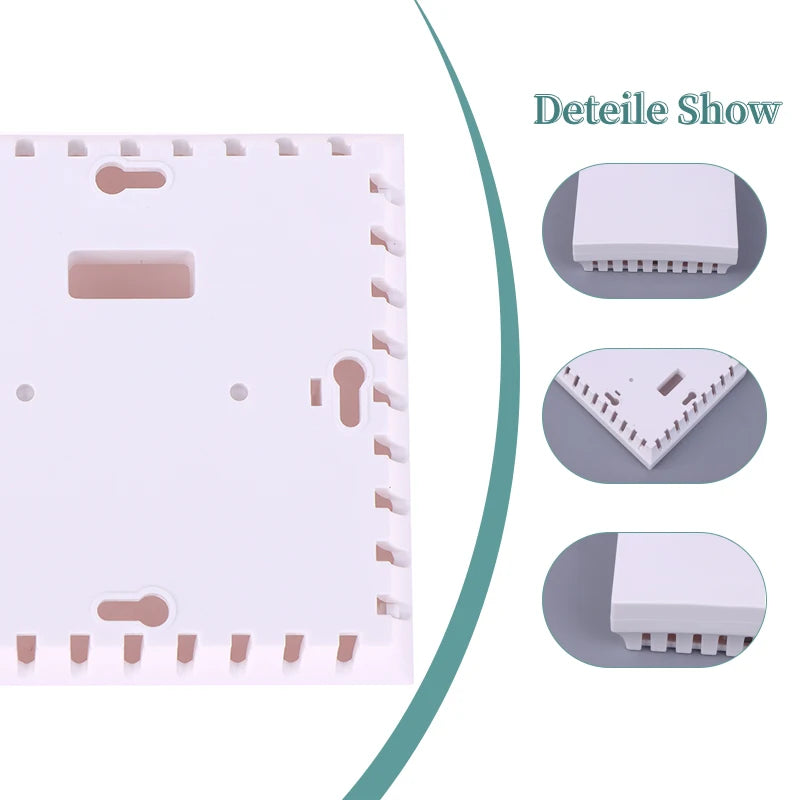 Plastic Junction Box Smoke Sensor Shell Power Enclosure Electronic Zpaxo