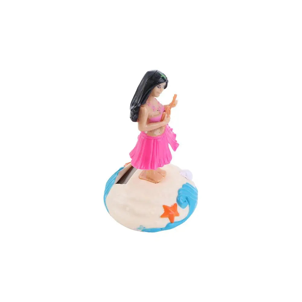Decor Grass Skirt Swing Dancing Hula Girl Swinging Hawaiian Girl Solar Dancing Girl Solar Powered Hula Girl Solar Swinging Doll Zpaxo