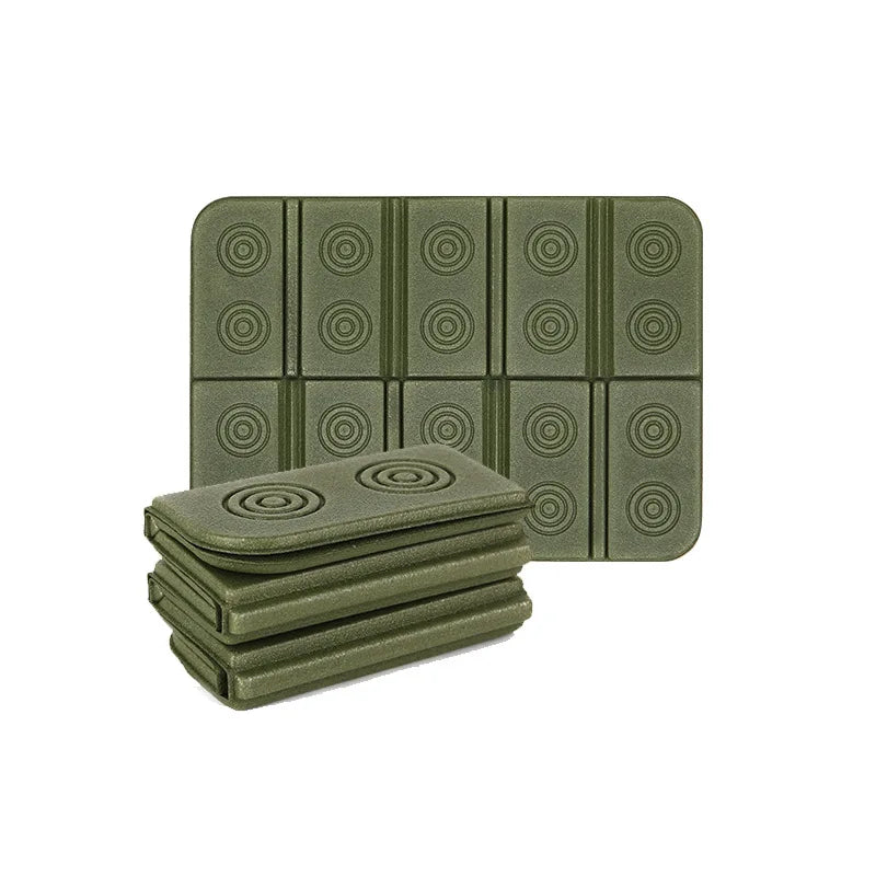 Outdoor Folding Pad Seat Cushion Picnic Mat Waterproof Moisture-proof EVA Household Products 8 Color Portable Single Pad Zpaxo green