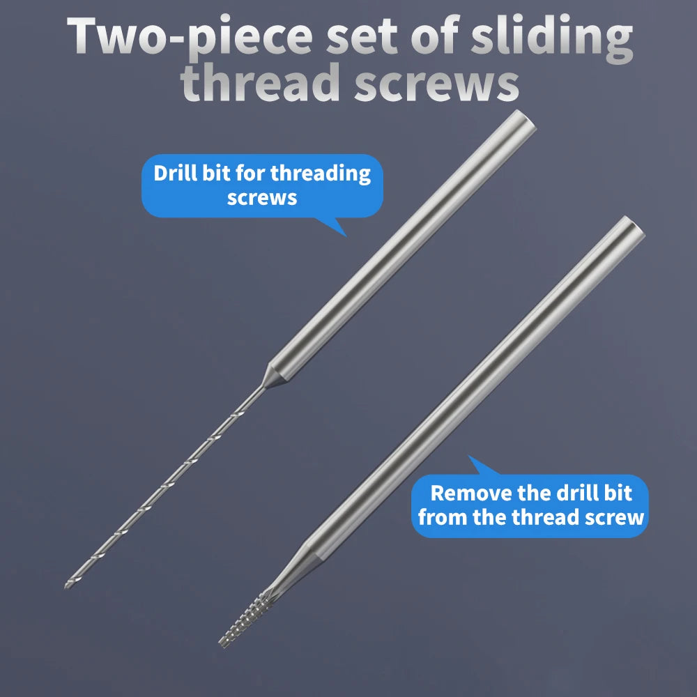 Sliding Drill Bit Screw Killer Professional Screw Extractor For iPhone Phone Motherboard Frame Repair Quick Removal Screw Tool Zpaxo
