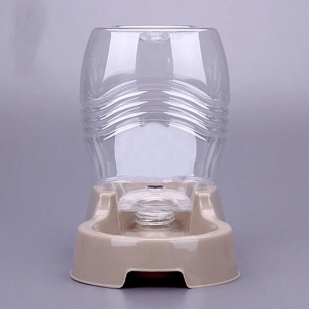 Pet Cat Dog Water Dispenser Transparent Bottle Automatic Refill