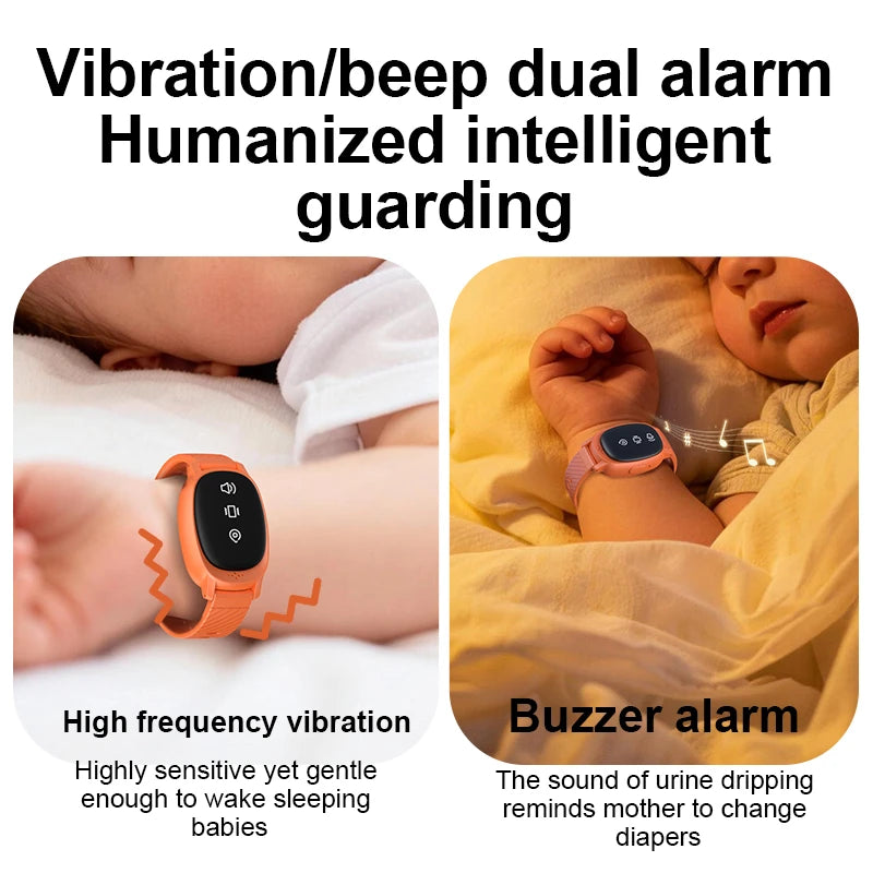 New Kids Bedwetting Alarm Wireless USB Rechargeable Portable Wearable Vibration Reminder For Children Potty Training 2026 Zpaxo