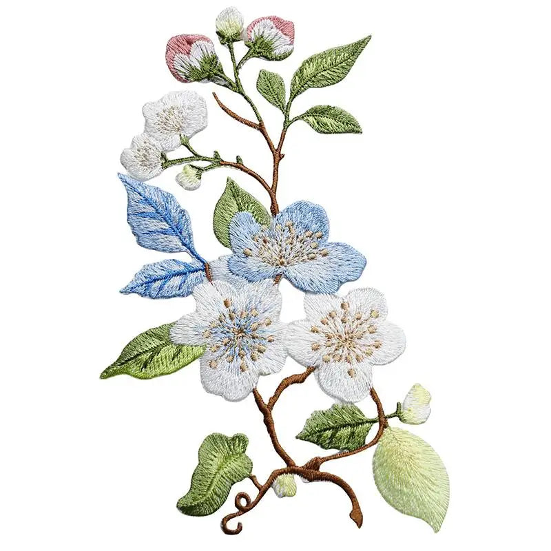 Jacket Jeans Craft Accessories Flower Embroidery Patch Iron Elegant