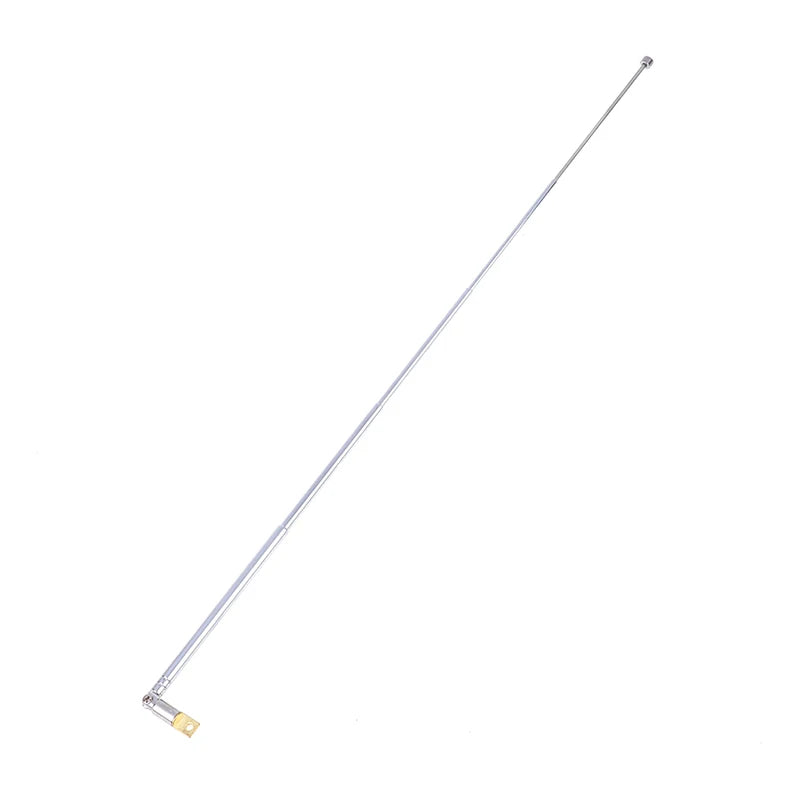 37cm 5-Section Telescopic Stainless Steel AM FM Antenna