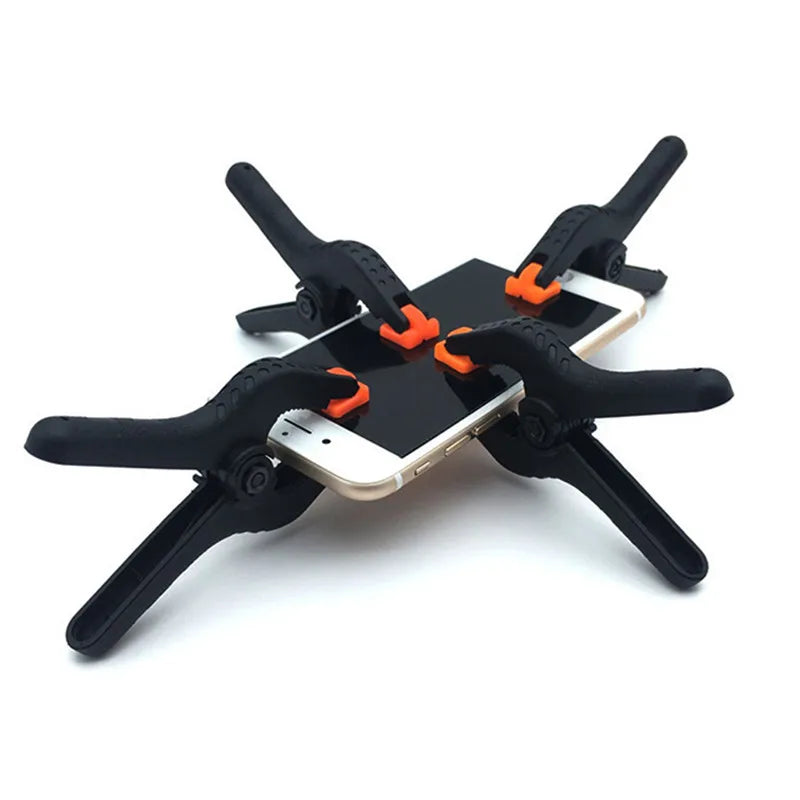 2inch Background Cloth Clamp Black Backdrop Stand Clips Durable Multi-function Practical Creative Convenient for Parties Wedding Zpaxo