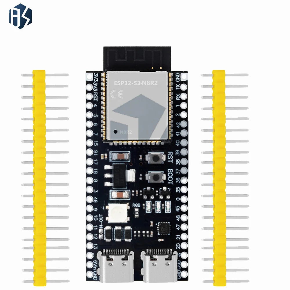 ESP32-S3-Dev-KitC-1 ESP32-S3 WiFi Bluetooth-compatible BLE 5.0 Mesh Development Board ESP32 Wireless Module for Zpaxo