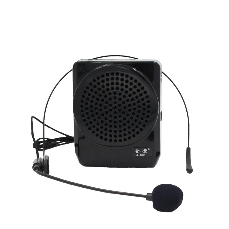 Portable Head-mounted Headset Microphone Wired Plug Guide Lecture Zpaxo