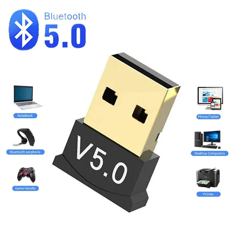 USB Bluetooth 5 0 Receiver Audio Adapter Transmitter Receptor Laptop Zpaxo