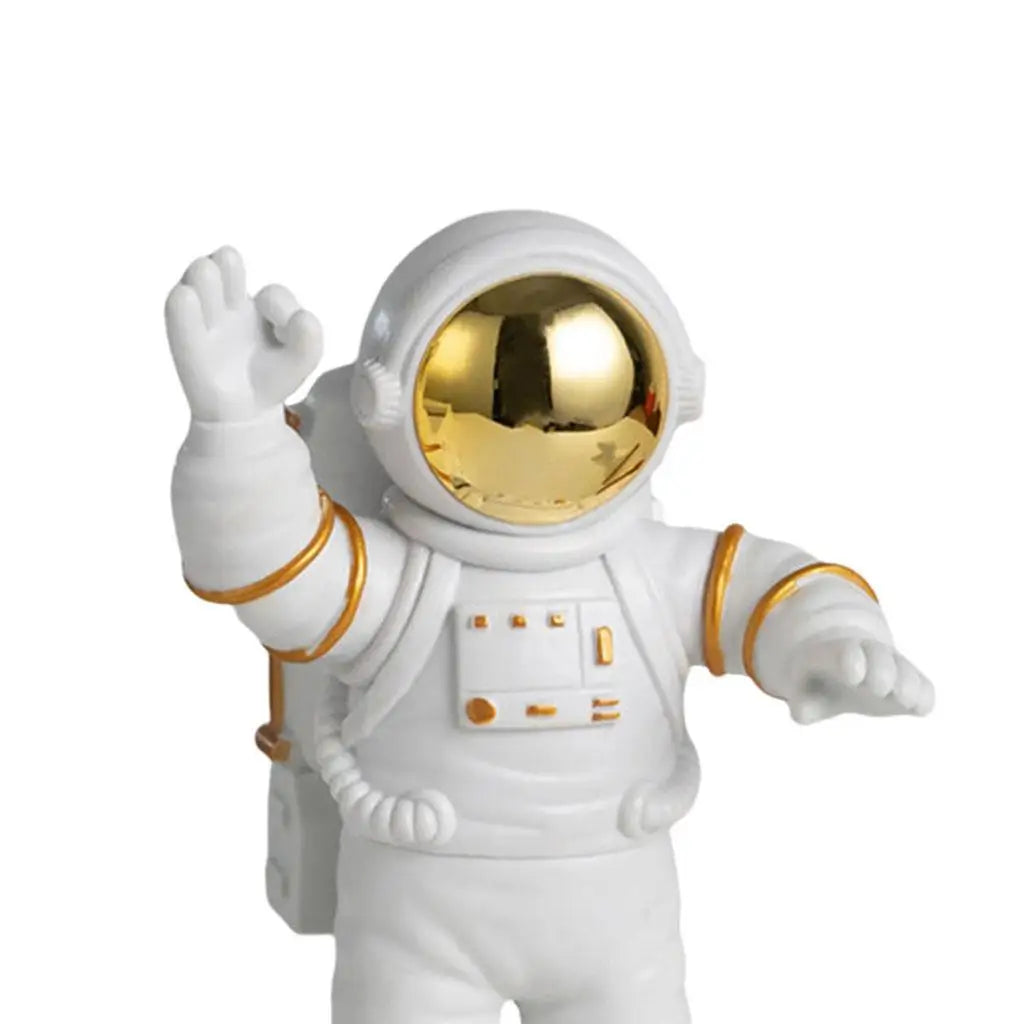 Resin Astronaut Figurines Spaceman Sculpture Miniatures Parties Cake Zpaxo