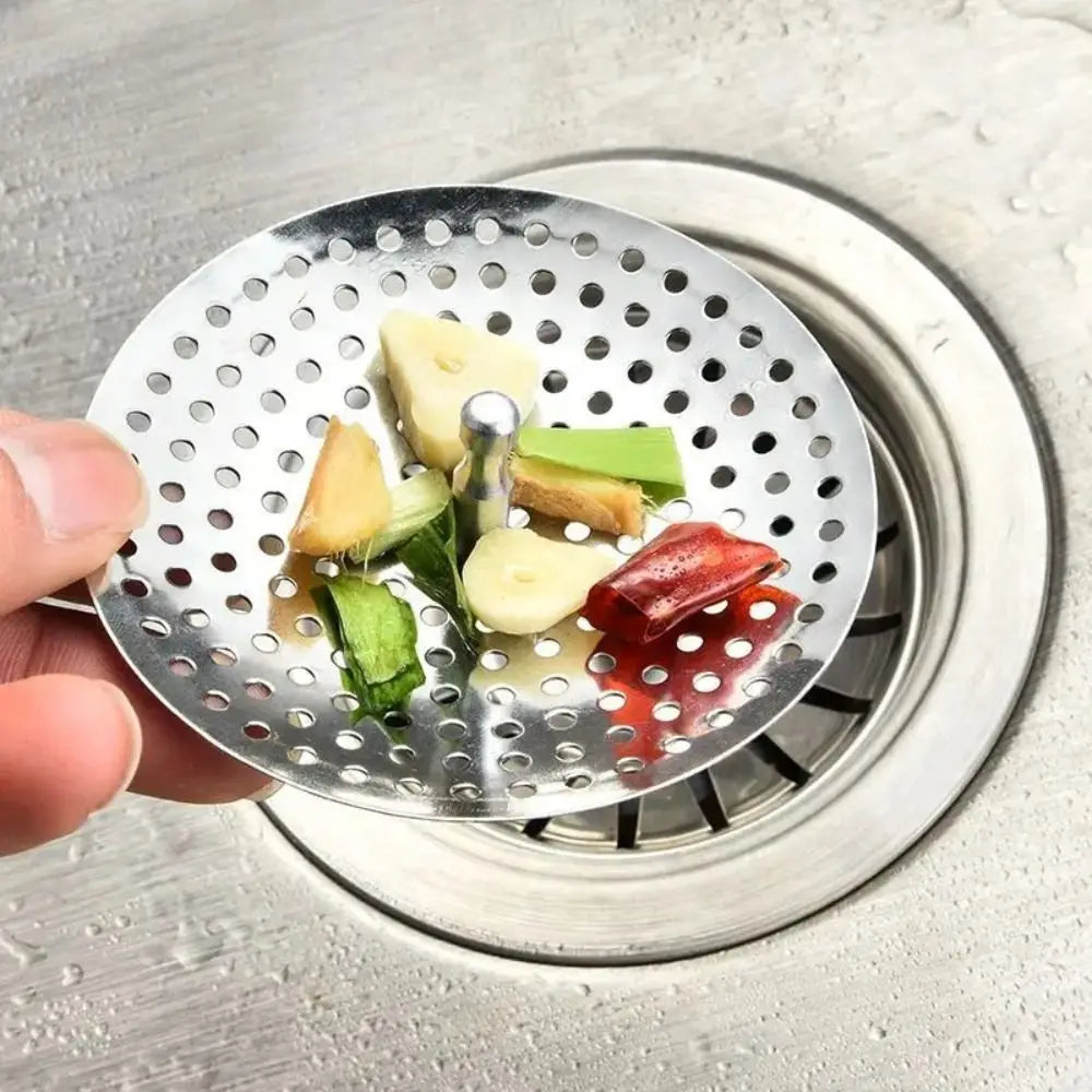 Stainless Steel Sink Drain Strainer – Hair Catcher Mesh Screen Sink Drain Strainer Zpaxo
