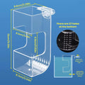 Aquarium Fish Feeder Feeding Ring Transparent Food Holder Scatter