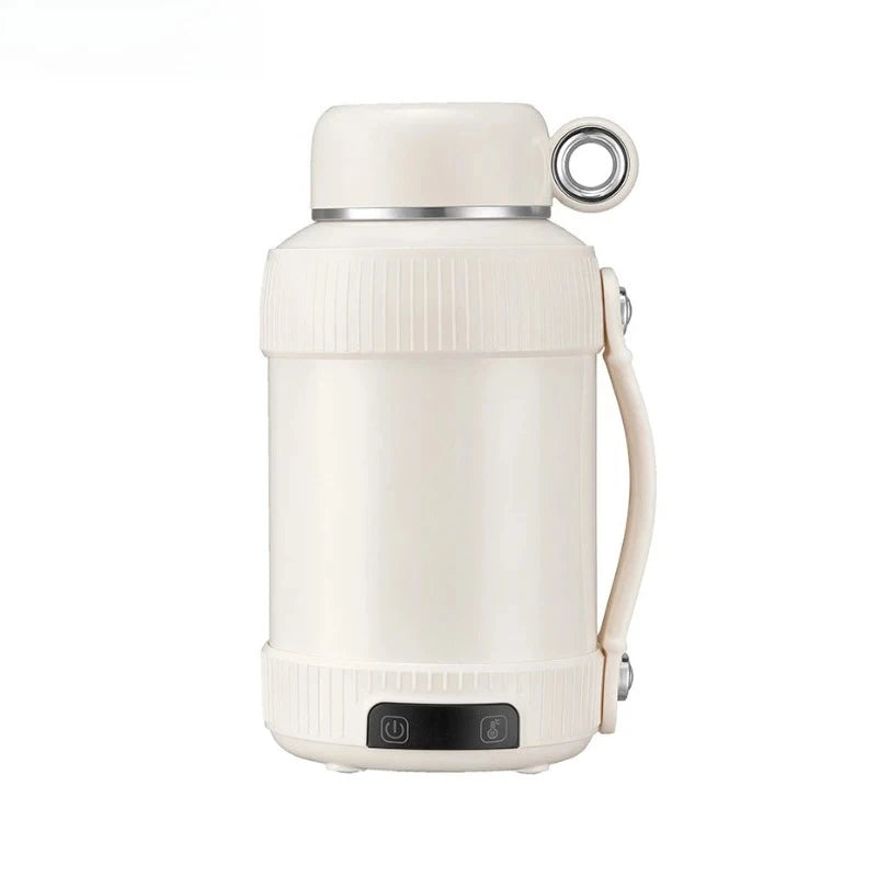1200ml Electric Kettle Portable Kettle Stainless Steel Reservation Insulation Kettle Adjust Temperature Travel Boil Water Kettle Zpaxo