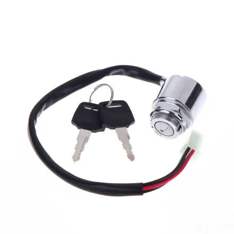 Universal Motorcycle 4-Wire Ignition Switch – Waterproof, 2 Keys