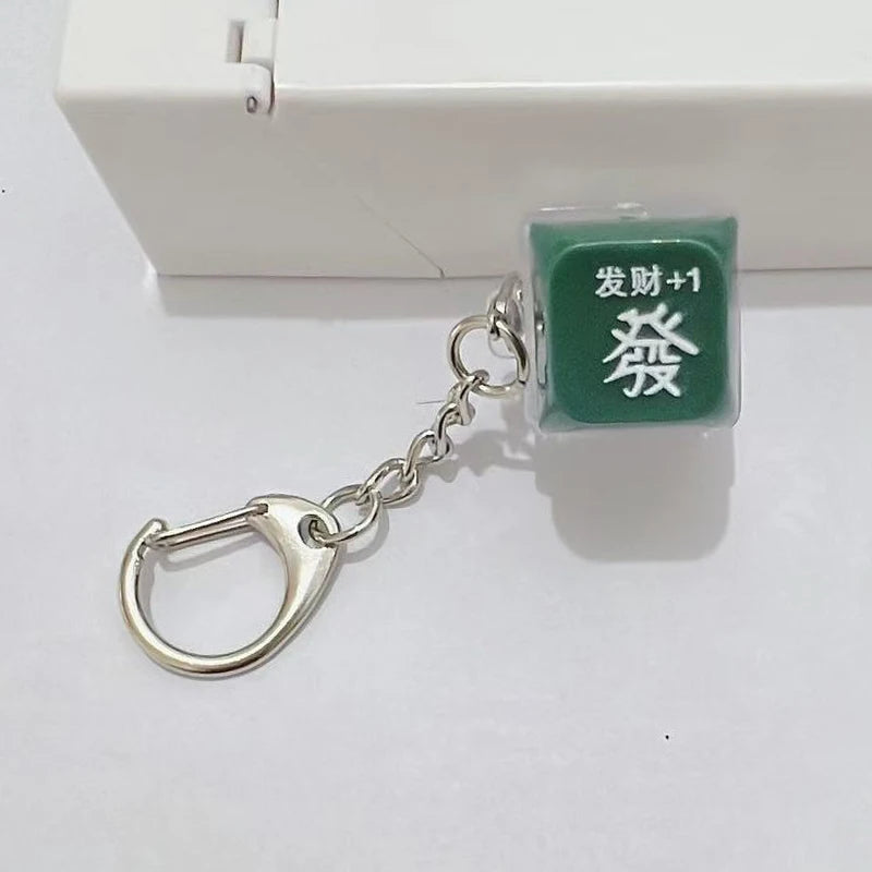 Unique Clear LED Mechanical Keyboard Keychain Miniature Stress Relief Zpaxo With lights 6