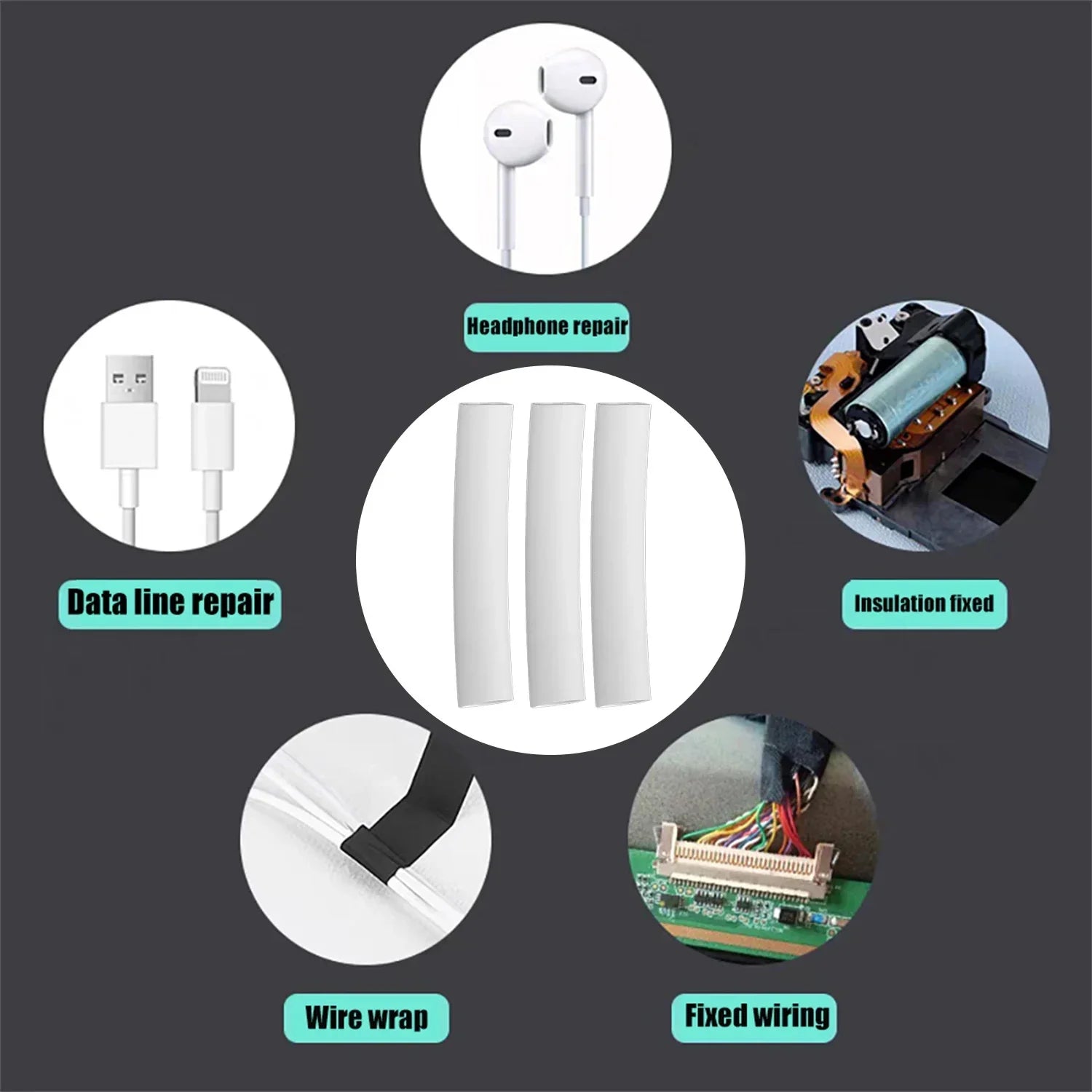 Heat Shrink Tube Kit – Wire & Cable Insulation Protector 4/8/16pc