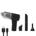 Portable USB Car & Home Vacuum Cleaner – High-Power Mini Vac Portable Vacuum Cleaner Zpaxo Black
