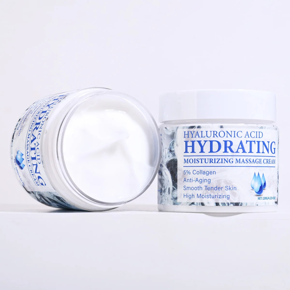 120g Hyaluronic Acid & Collagen Deep Moisturizing Face Cream Face Moisturizing Cream Zpaxo