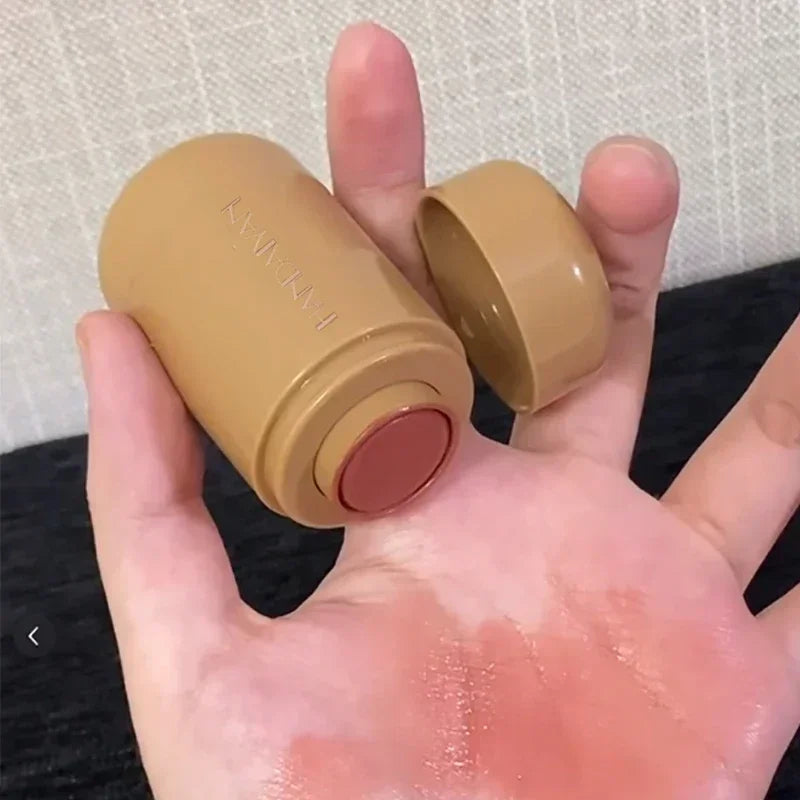 New Cheek Blush Cream Blusher Stick Lip Lift Complexion Long-lasting Waterproof Simple Tint High Pigment Pocket Blush Makeup Zpaxo