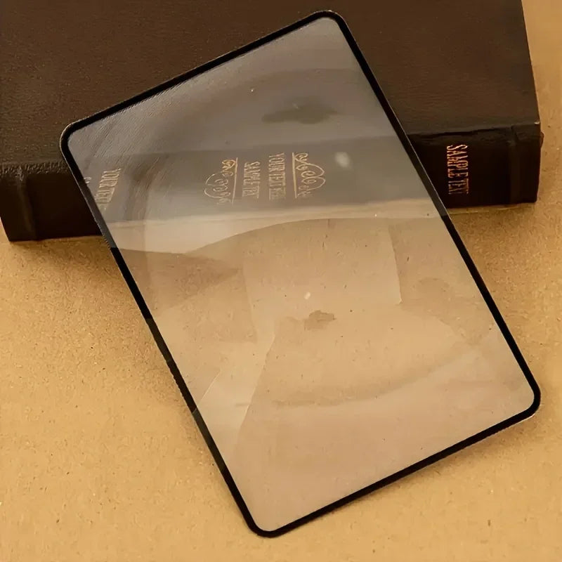 Pocket Power Magnifier 5X Ultra Thin Portable No Battery Needed