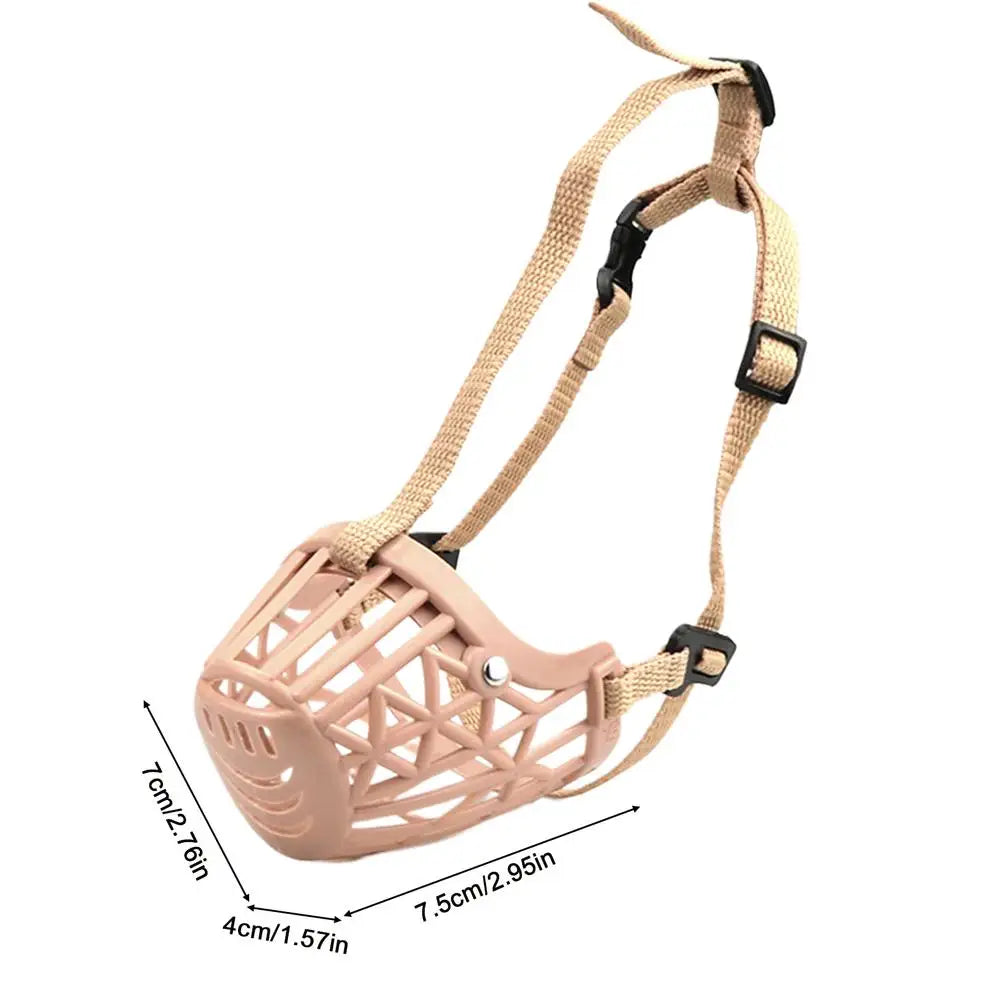 Breathable Basket Dog Muzzle – Anti-Bite, Adjustable, S–XL Dog Basket Muzzle Zpaxo S