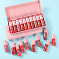 10-Color Lip Gloss Set, Moisturizing Lip Gloss, Plumping Mini Korean-Style Lip Gloss, Long-Lasting, Non-Stick, Waterproof, High-Pigment, Brightening, Complexion-Enhancing Lipstick Zpaxo Xinxq-05