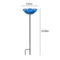 Bee Watering Station Flower Design Butterfly Bath Bowl Decor Metal