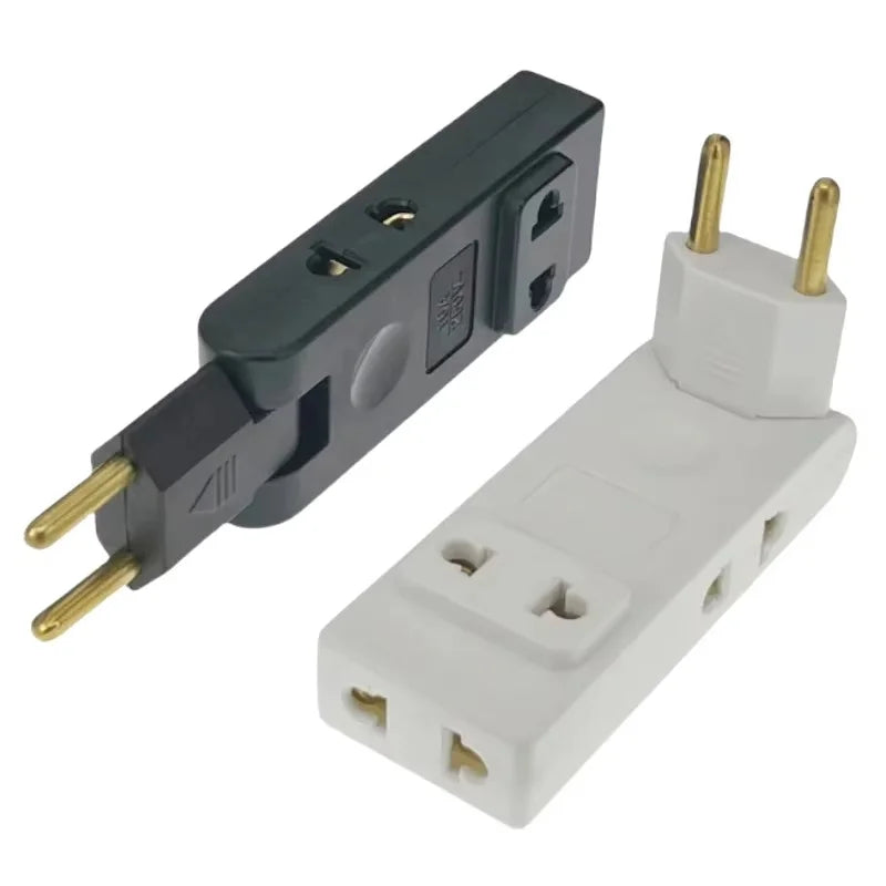 4 In 1 EU Plug Extenion Socket Foldable Germany Multi-Plug Converter AC Outlet US To EU Plug Outlet Adapter Electrical Sockets Zpaxo