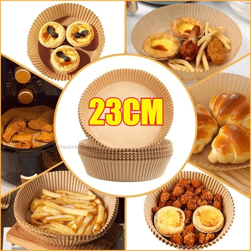 Airfryer Cooking Paper Aerogrill Parchment Paper Baking Tool Airfryer Accessories Air Fryer Paper Oven Liner Disposable Dishes Zpaxo