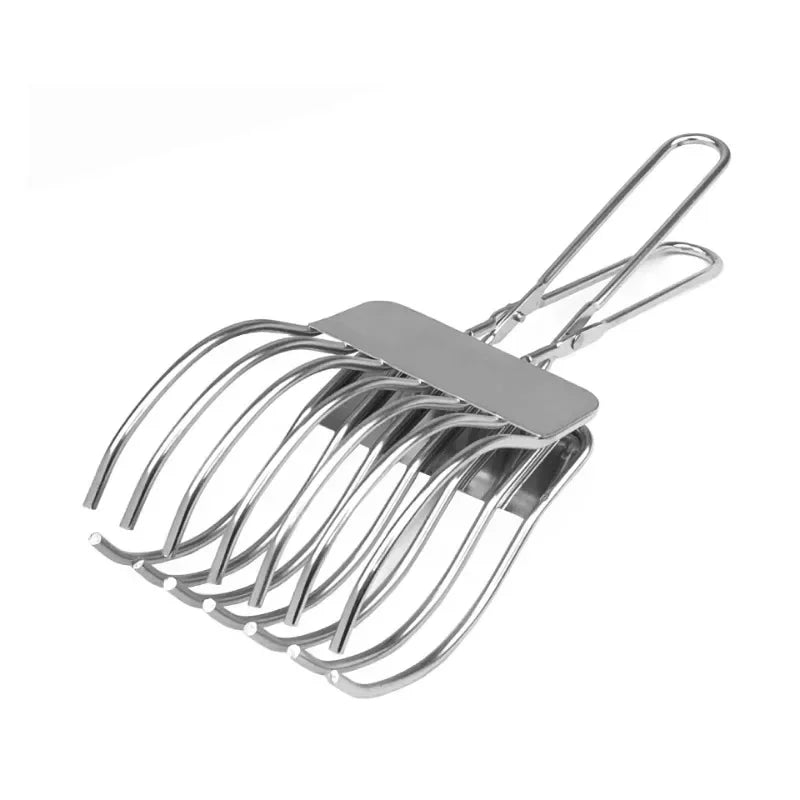 Stainless Steel Meat & Bread Slicer Tongs | Multipurpose Kitchen Tool Meat & Bread Slicer Zpaxo