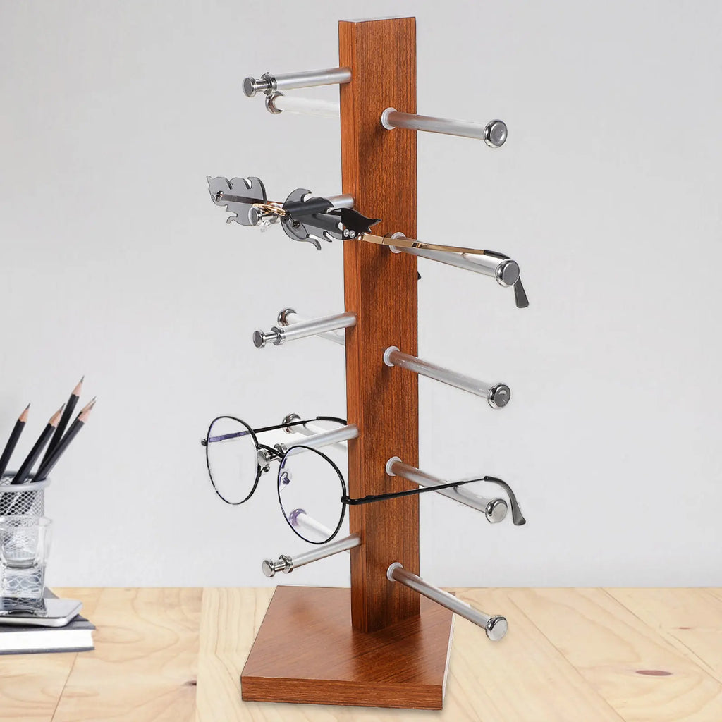 Space-saving Multi-tier Glasses Holder Stand Desktop Display Rack