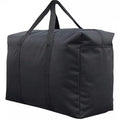 Large Capacity Oxford Storage Bag Reinforced Handle Waterproof Foldable Moving Duffle Tote Bag For Clothes Quilt Travel Organiz Zpaxo black