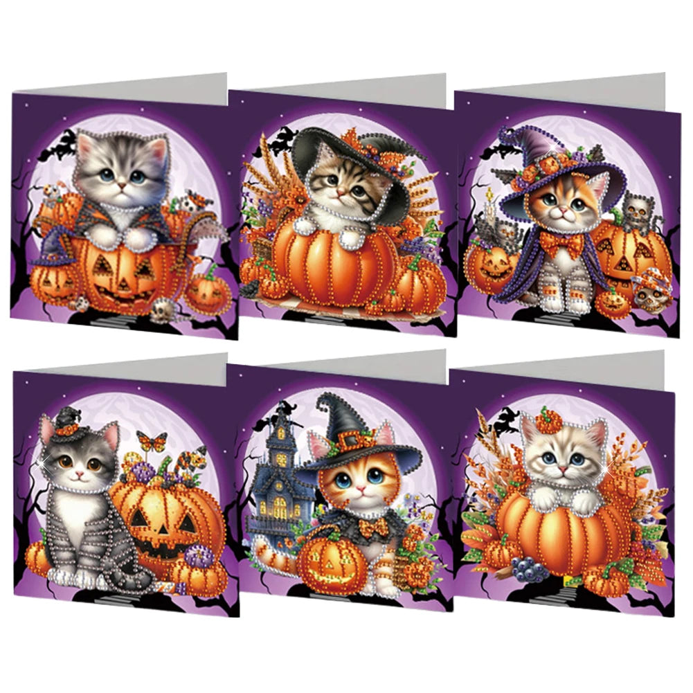 Halloween Cards Diamond Painting Greeting Card DIY Embroidery