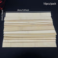 10-Pack Wooden Craft Sticks – DIY, Garden & Model Building Wooden Craft Sticks Zpaxo Original color